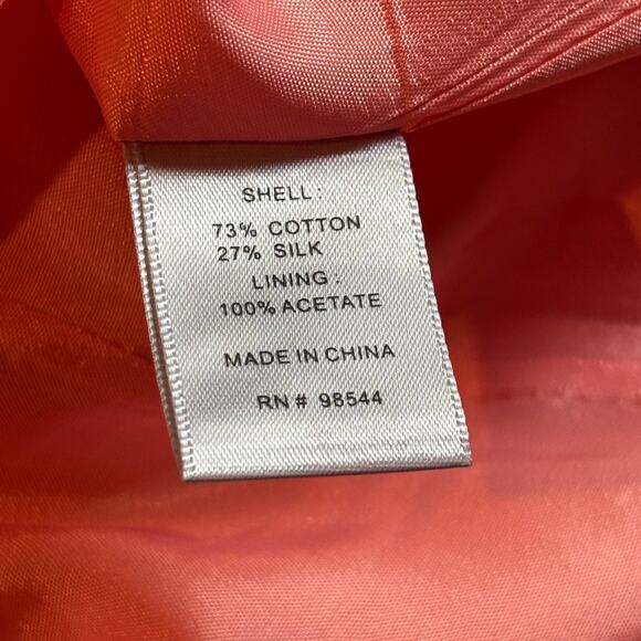 Anthropologie Mirror of Venus Pink Salmon Formal Dress - size 6 - Picture 5 of 6